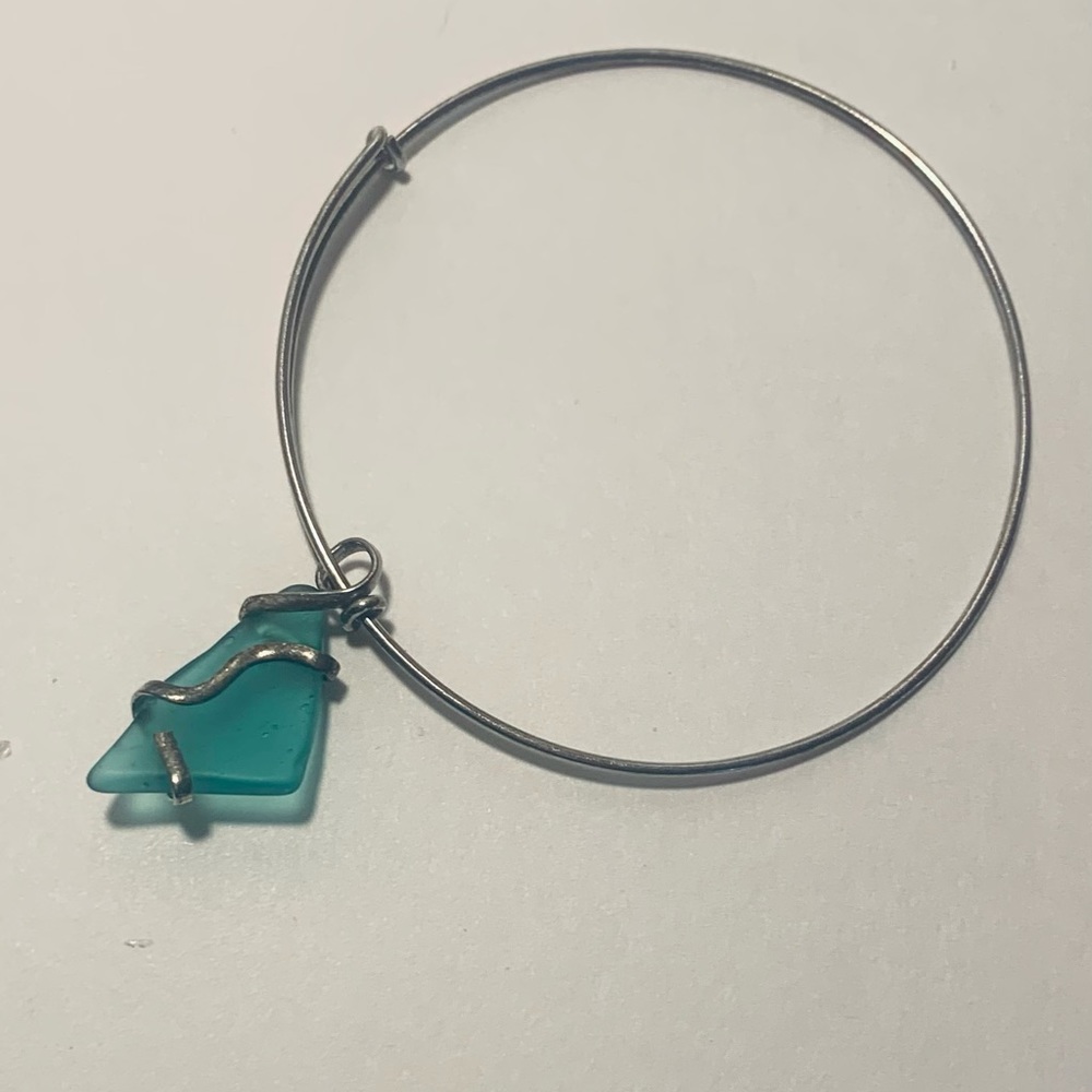 Adjust Sea glass Bracelet